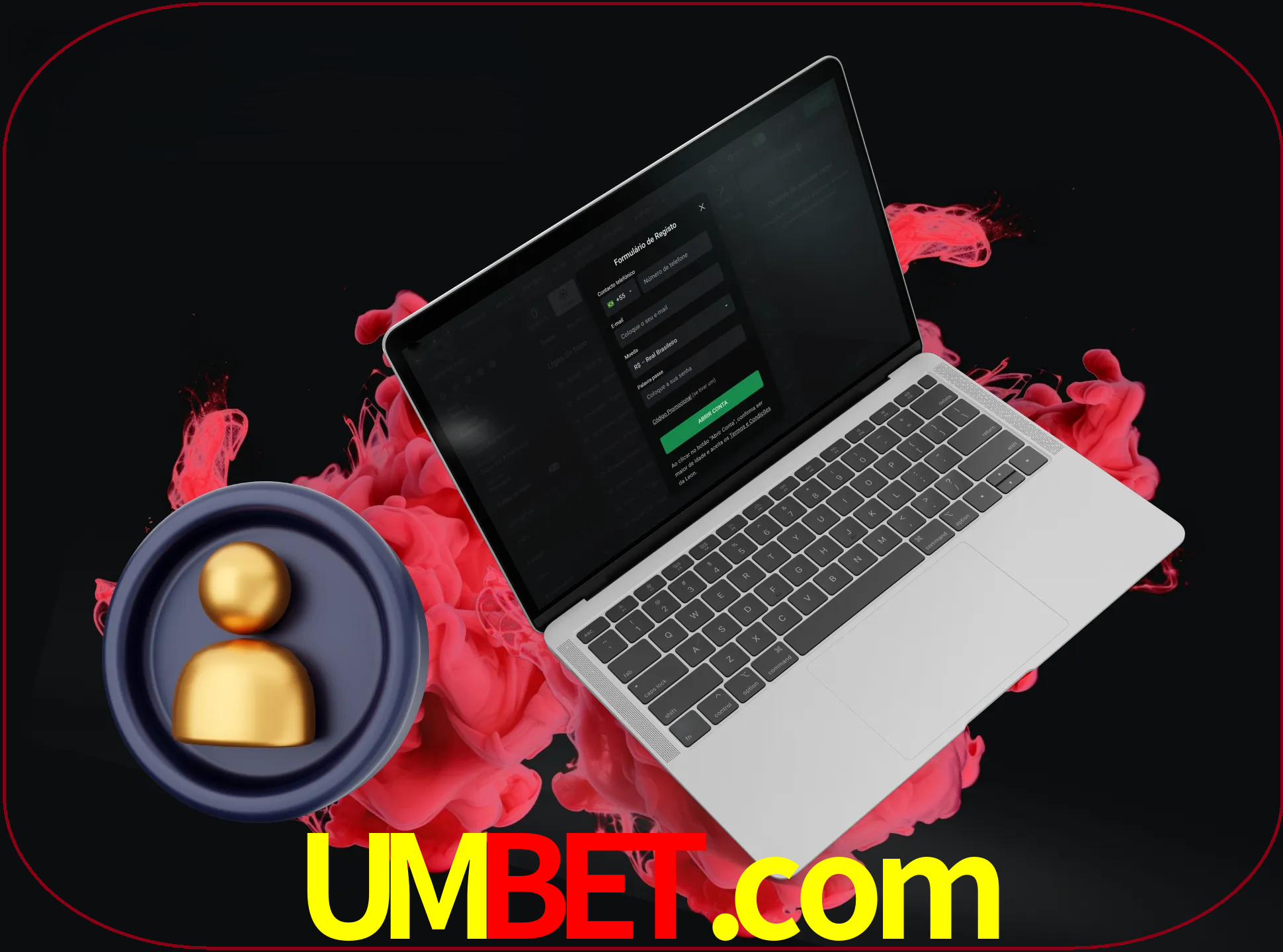 No cabeçalho do site umbet, clique no botão que o levará a um formulário especial onde terá de introduzir as suas informações actuais.