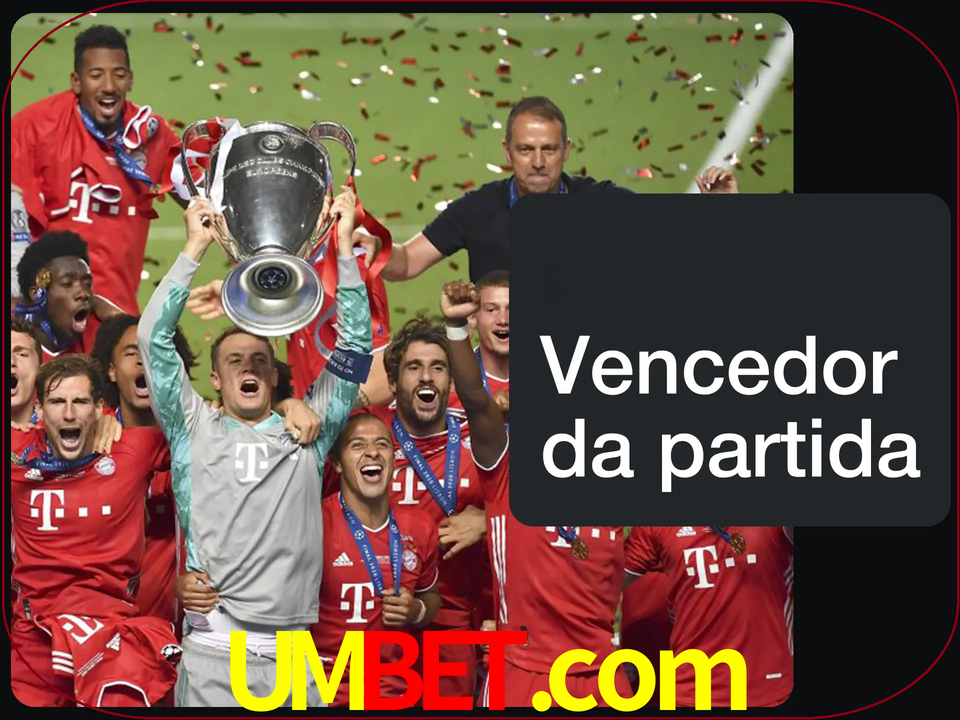 Aposte no vencedor e ganhe uma grande quantia de dinheiro.