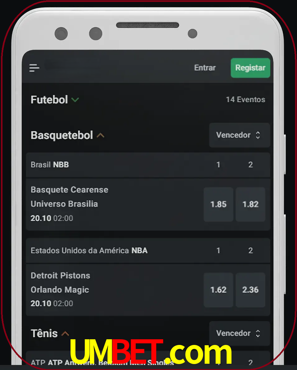 Aposte e assista aos esportes em formato ao vivo.