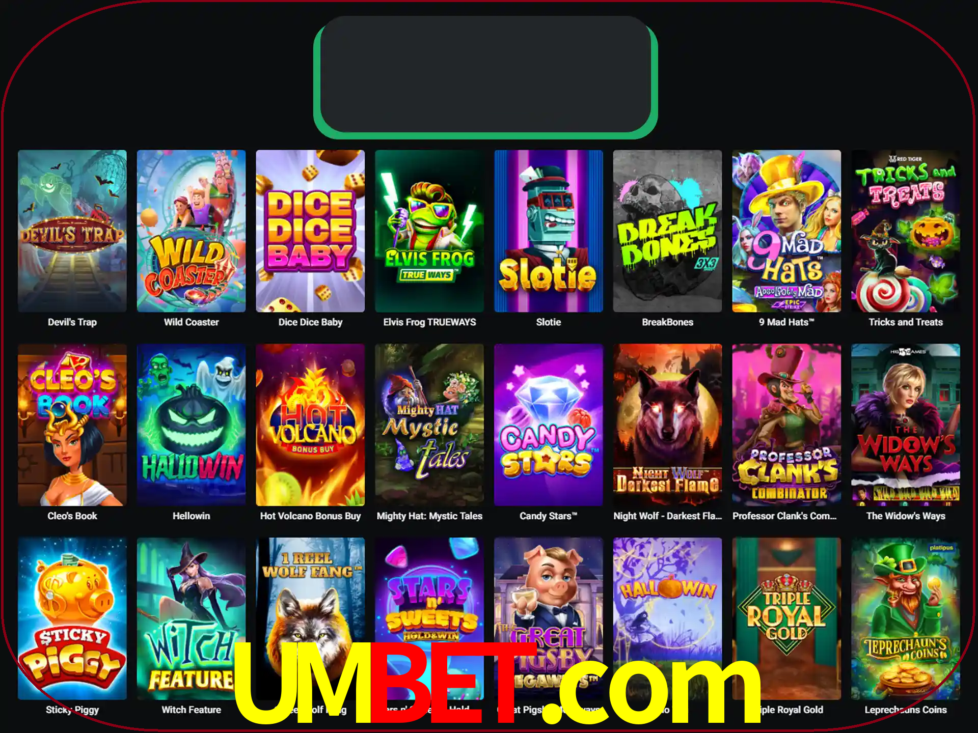 Procure por seus amados jogos de slot.
