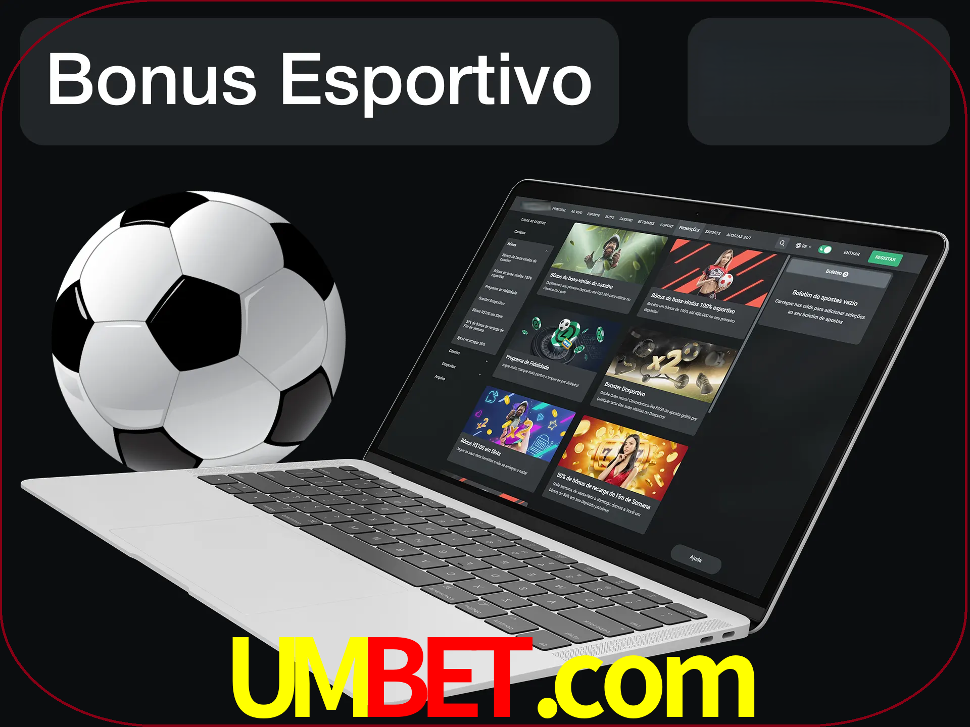 Antes de começar a apostar, use o bônus esportivo.